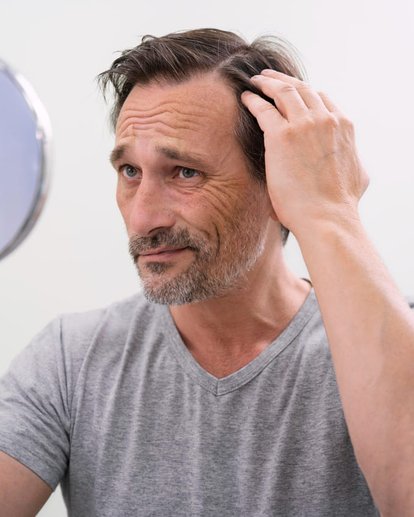 caída de pelo hombre