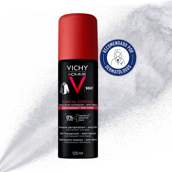 vichy homme antitranspirante hombre clinical control spray
