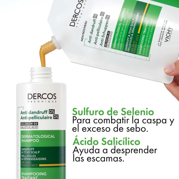 DERCOS - ANTI-DANDRUFF DS SHAMPOO REFILL - DRY HAIR
