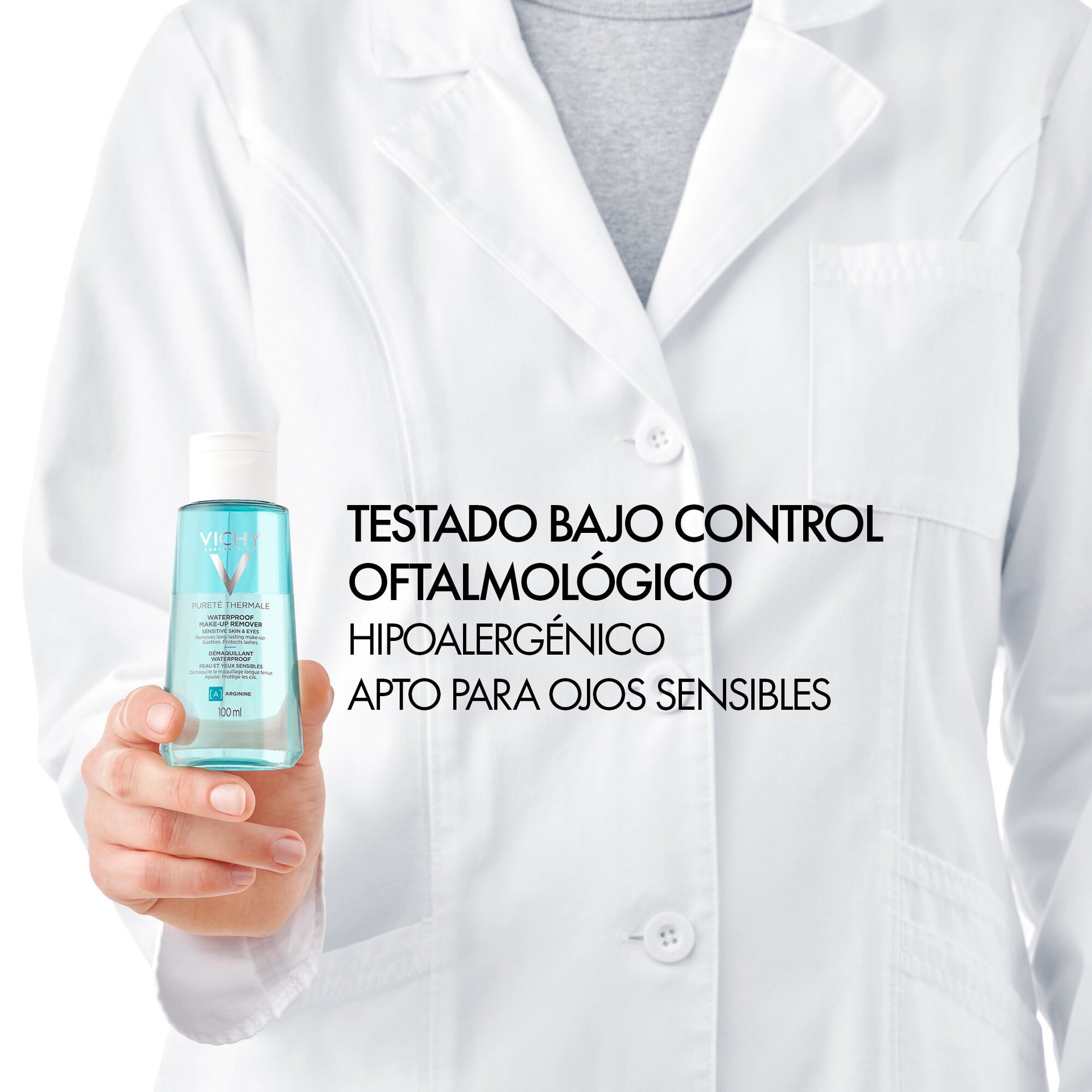 PURETÉ THERMALE DESMAQUILLANTE DE OJOS BIFÁSICO PARA MAQUILLAJE WATERPROOF