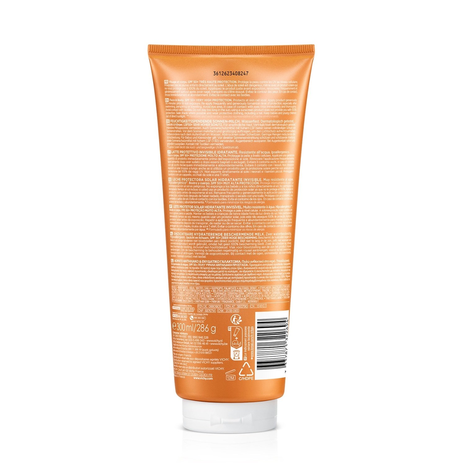 CAPITAL SOLEIL - INVISIBLE HYDRATING MILK SPF 50 PLUS 3